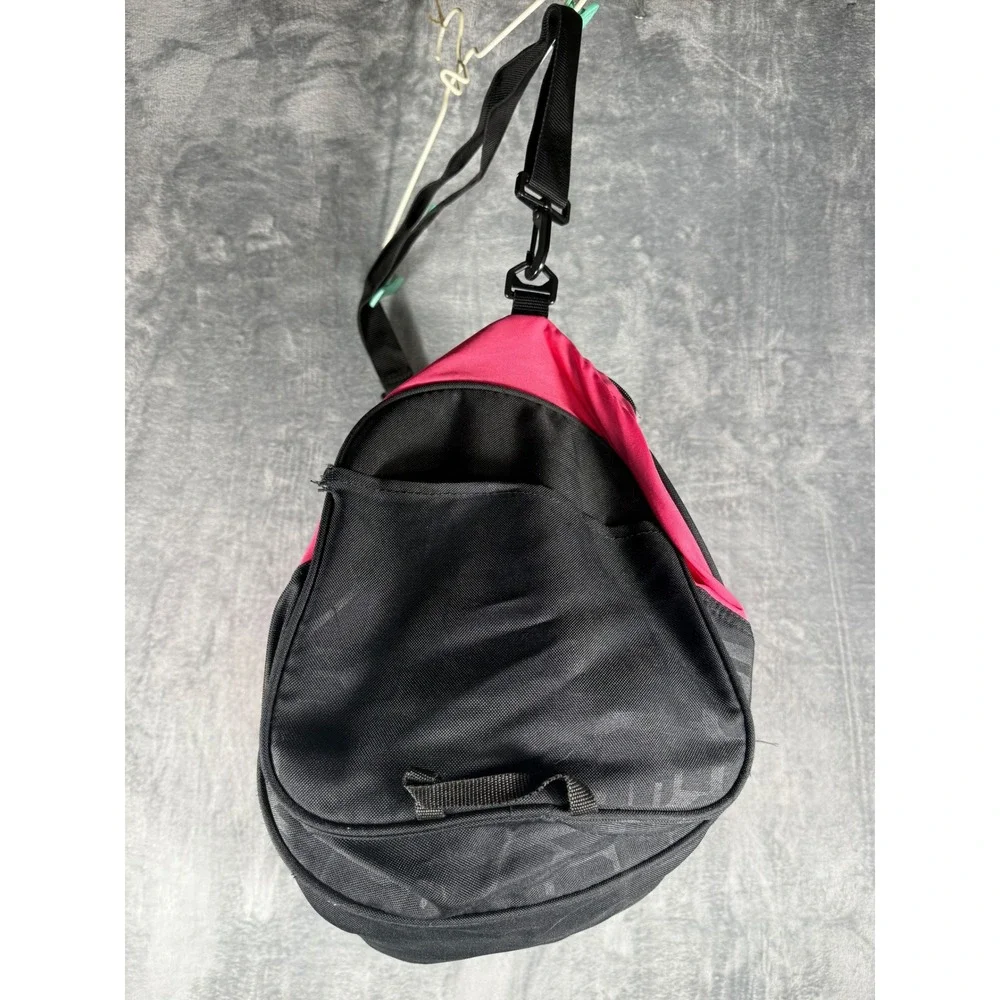 Nike Duffel Bag Hot Pink Black Gym Sports Beach Travel Training Shoulder Strap
